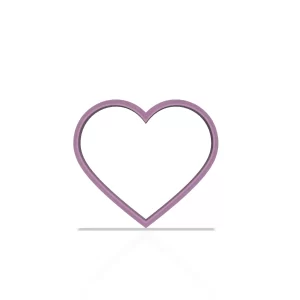 Cortador de Corazon silueta