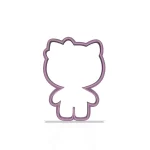 Cortador de Hello kitty