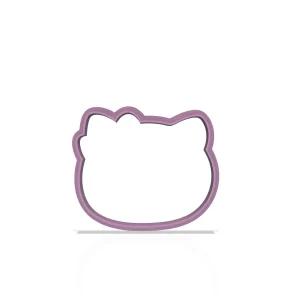 Cortador de Hello kitty silueta